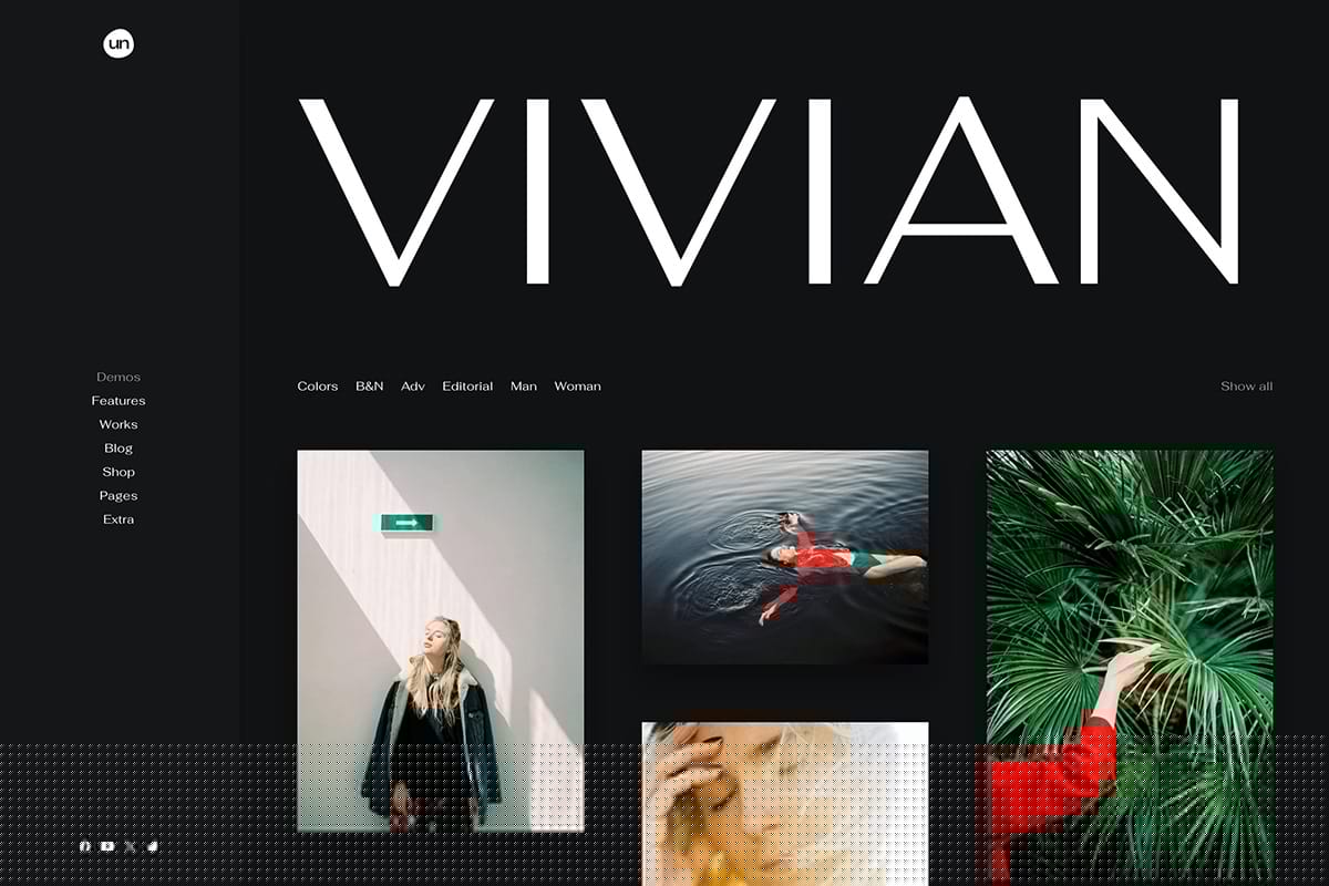 Photographer portfolio WP Theme
